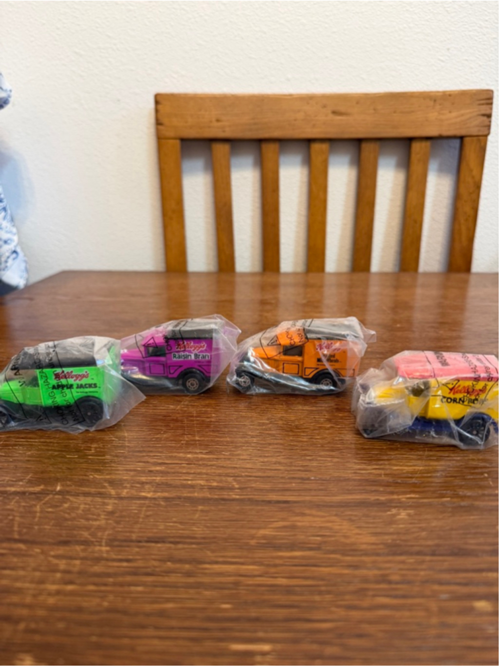 1979 Matchbox Kelloggโs Cereal Truck Set 4 Sealed Apple Jacks Corn Pops Raisin B